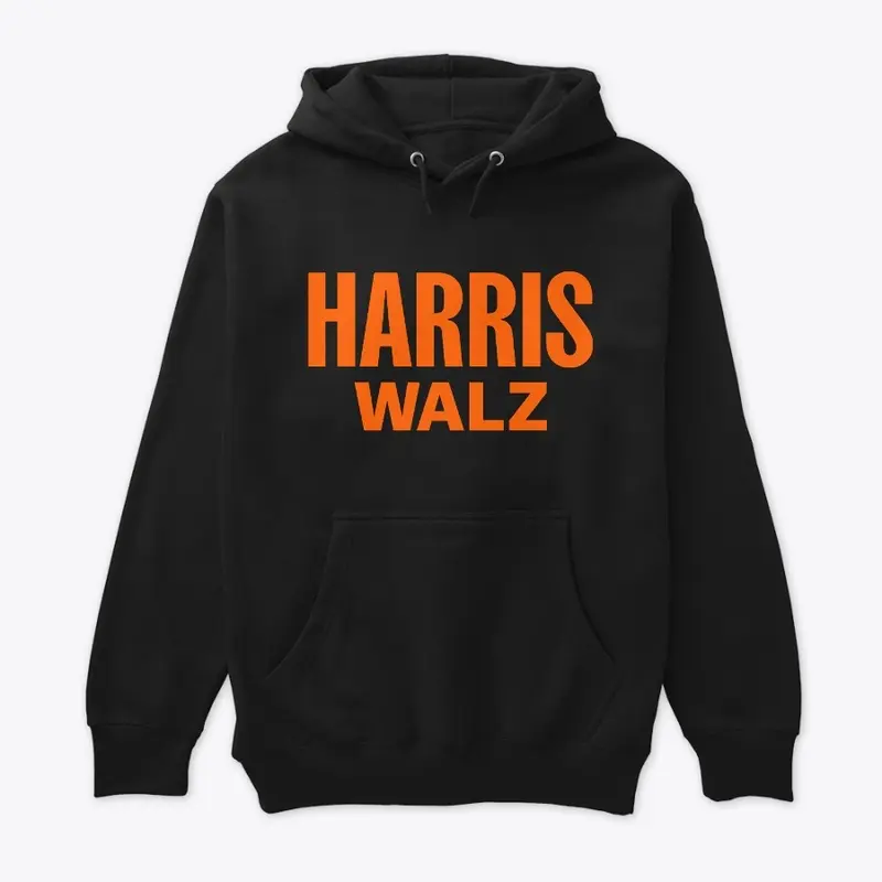 Harris Walz In Orange Letters