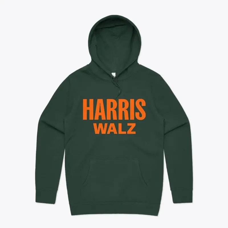 Harris Walz In Orange Letters